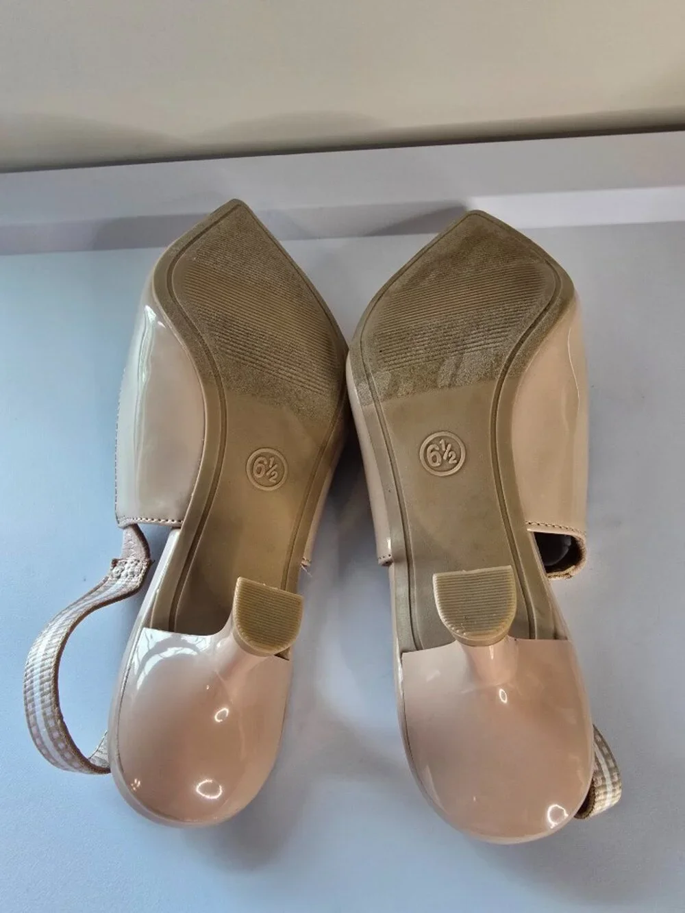 Target - A New Day Milan Slingback Kitten Pumps - Two Pairs - Tan & Black Lace - Picture 7 of 13